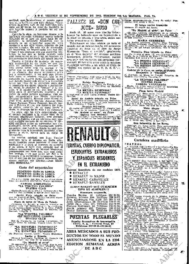 ABC MADRID 16-09-1966 página 75