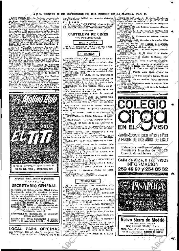 ABC MADRID 16-09-1966 página 77