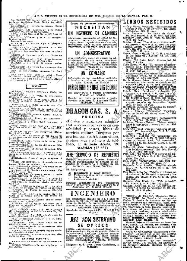 ABC MADRID 16-09-1966 página 79