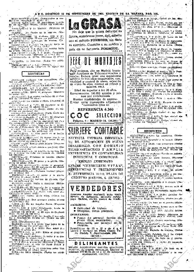 ABC MADRID 18-09-1966 página 101