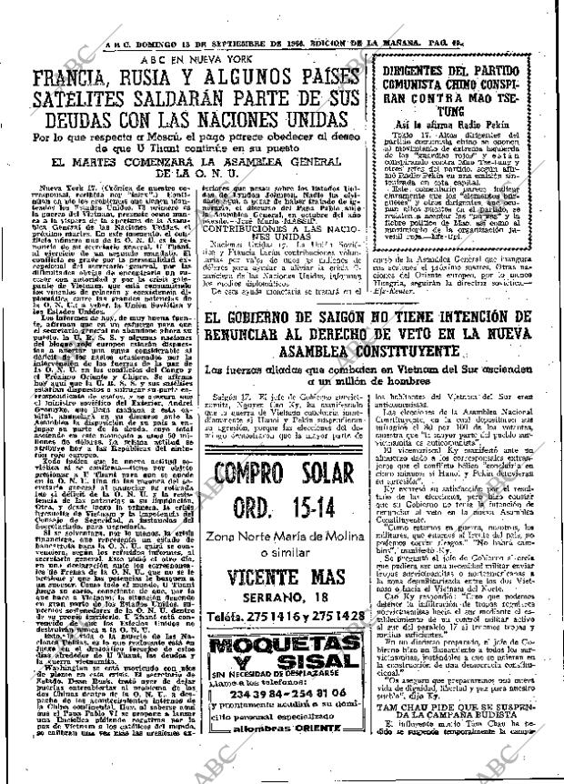 ABC MADRID 18-09-1966 página 49