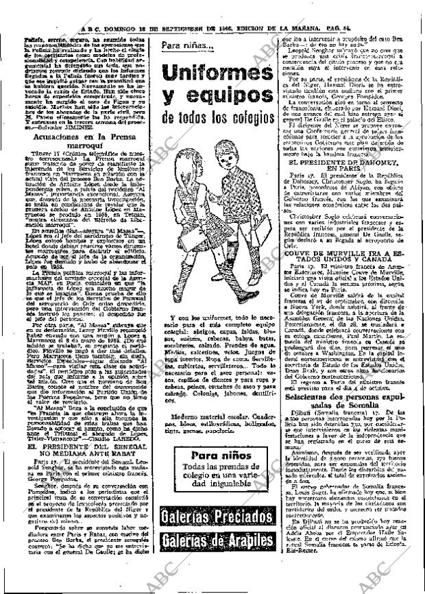 ABC MADRID 18-09-1966 página 54