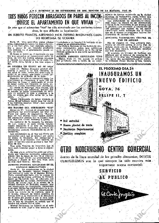 ABC MADRID 18-09-1966 página 65
