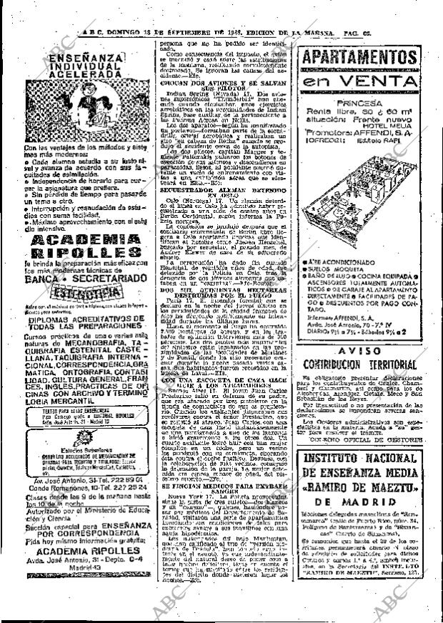 ABC MADRID 18-09-1966 página 66