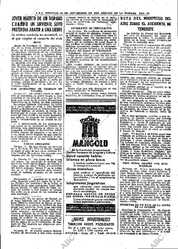 ABC MADRID 18-09-1966 página 67