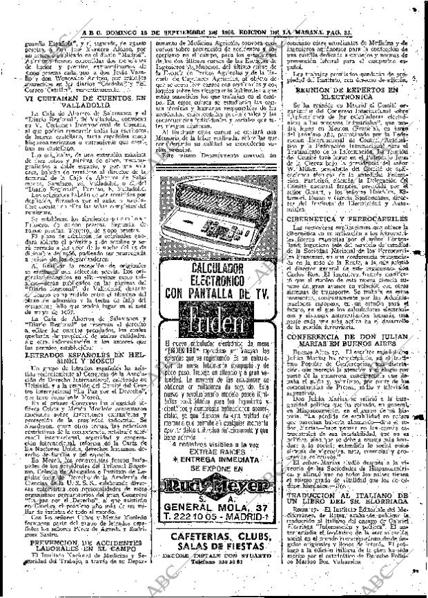 ABC MADRID 18-09-1966 página 83