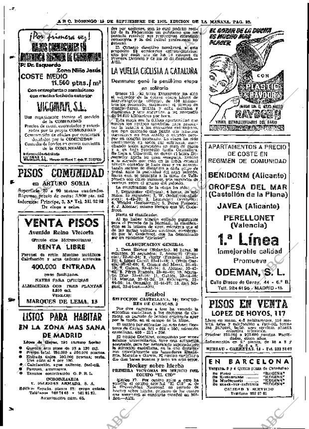 ABC MADRID 18-09-1966 página 92