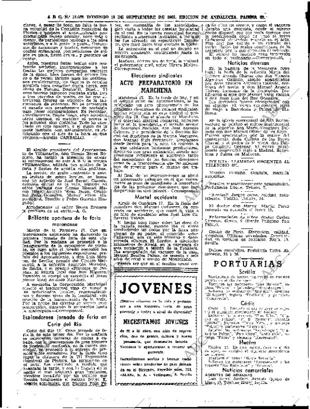 ABC SEVILLA 18-09-1966 página 62