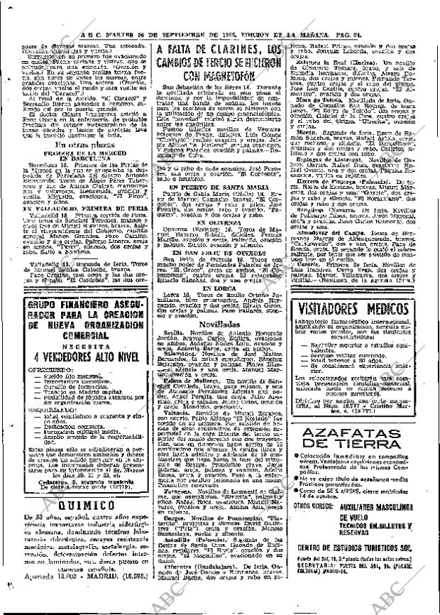 ABC MADRID 20-09-1966 página 64