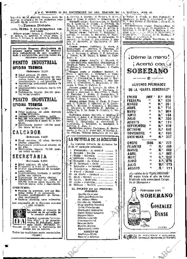 ABC MADRID 20-09-1966 página 68
