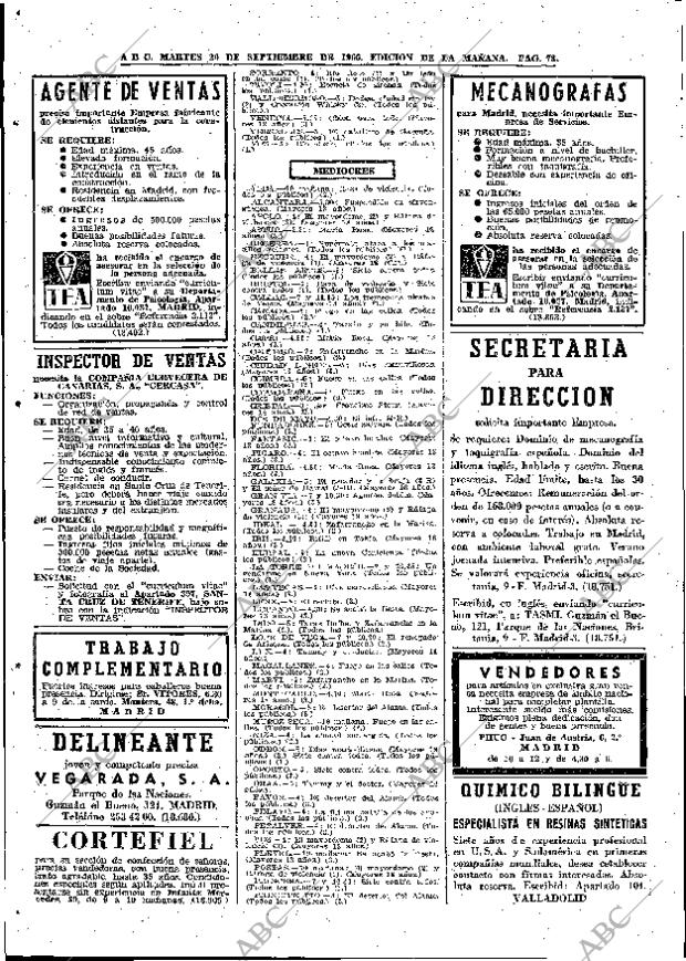 ABC MADRID 20-09-1966 página 78