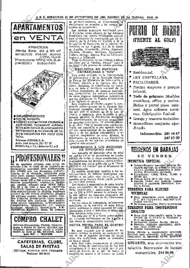 ABC MADRID 21-09-1966 página 46