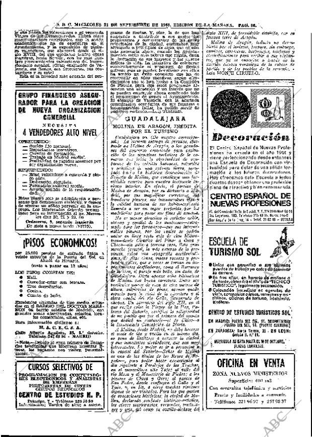 ABC MADRID 21-09-1966 página 60