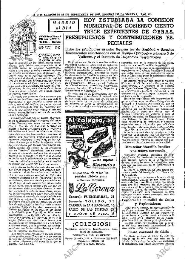 ABC MADRID 21-09-1966 página 61