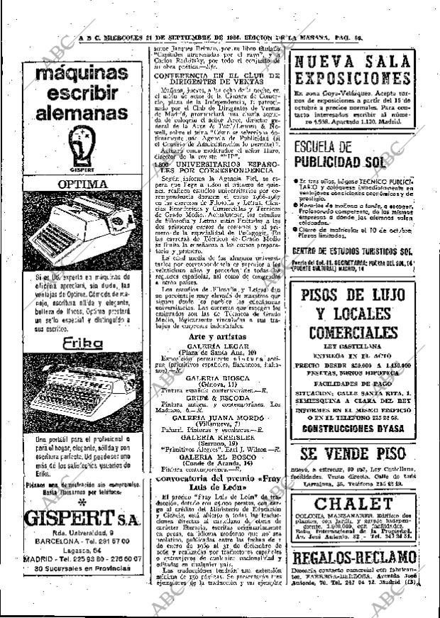 ABC MADRID 21-09-1966 página 66