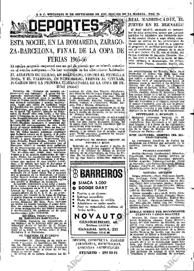 ABC MADRID 21-09-1966 página 73