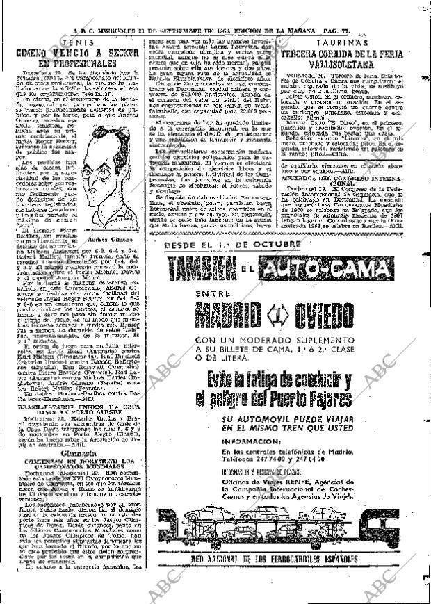 ABC MADRID 21-09-1966 página 77