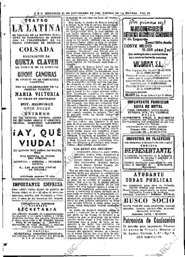 ABC MADRID 21-09-1966 página 82