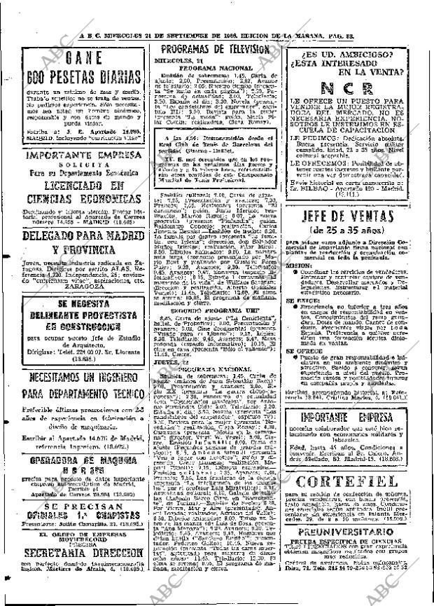 ABC MADRID 21-09-1966 página 88