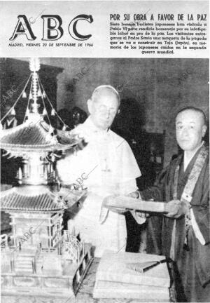 ABC MADRID 23-09-1966 página 1
