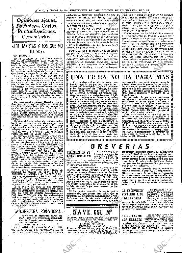 ABC MADRID 23-09-1966 página 32