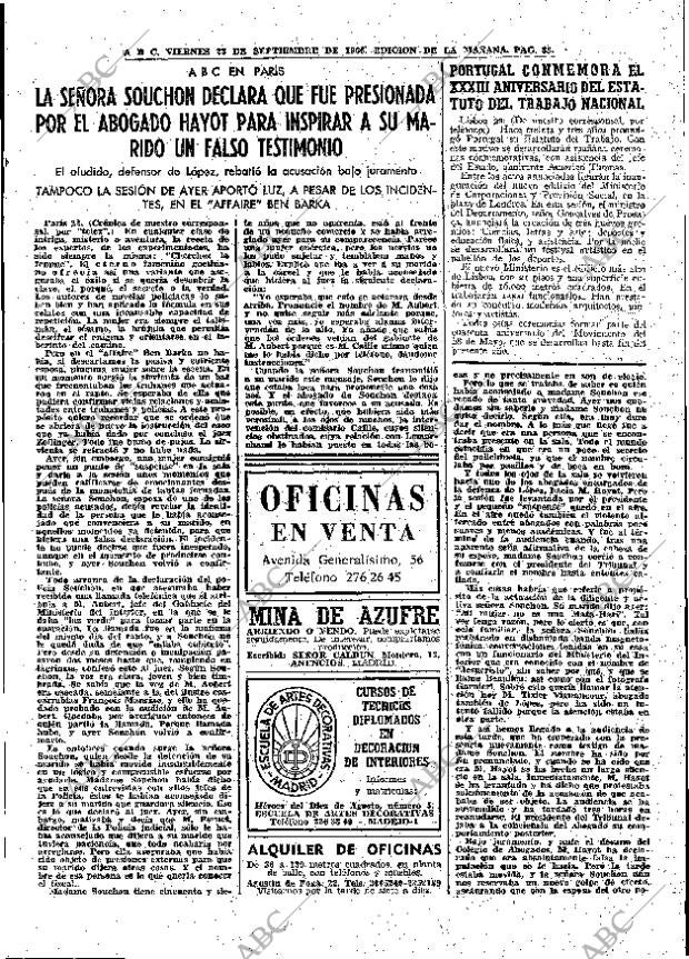 ABC MADRID 23-09-1966 página 33
