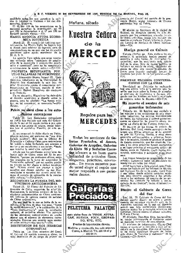 ABC MADRID 23-09-1966 página 38