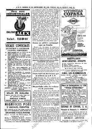 ABC MADRID 23-09-1966 página 42