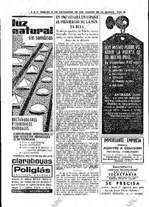ABC MADRID 23-09-1966 página 46