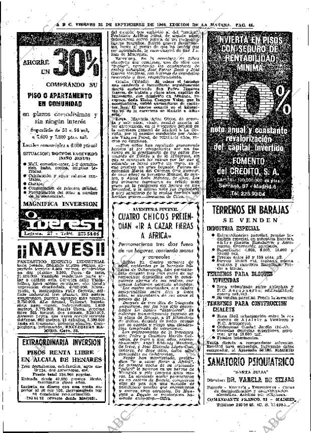 ABC MADRID 23-09-1966 página 48