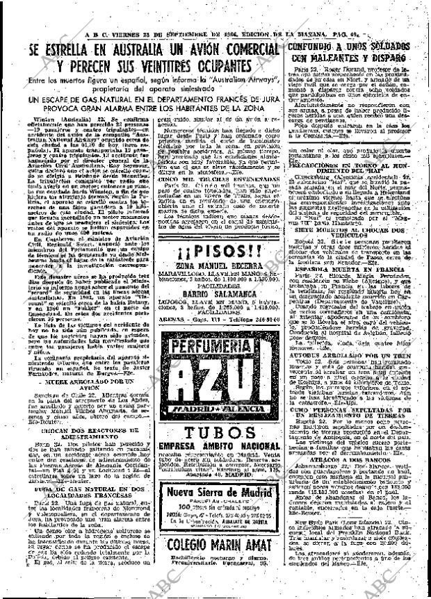 ABC MADRID 23-09-1966 página 49