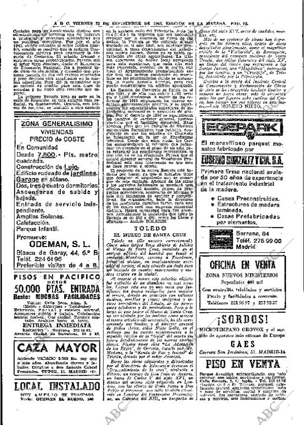 ABC MADRID 23-09-1966 página 52