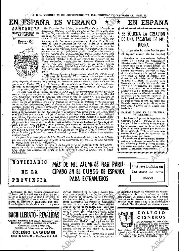 ABC MADRID 23-09-1966 página 58