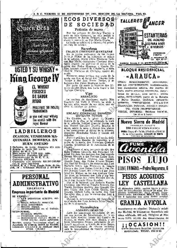 ABC MADRID 23-09-1966 página 60