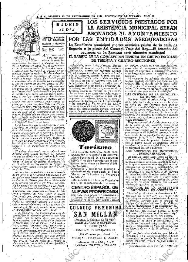 ABC MADRID 23-09-1966 página 61