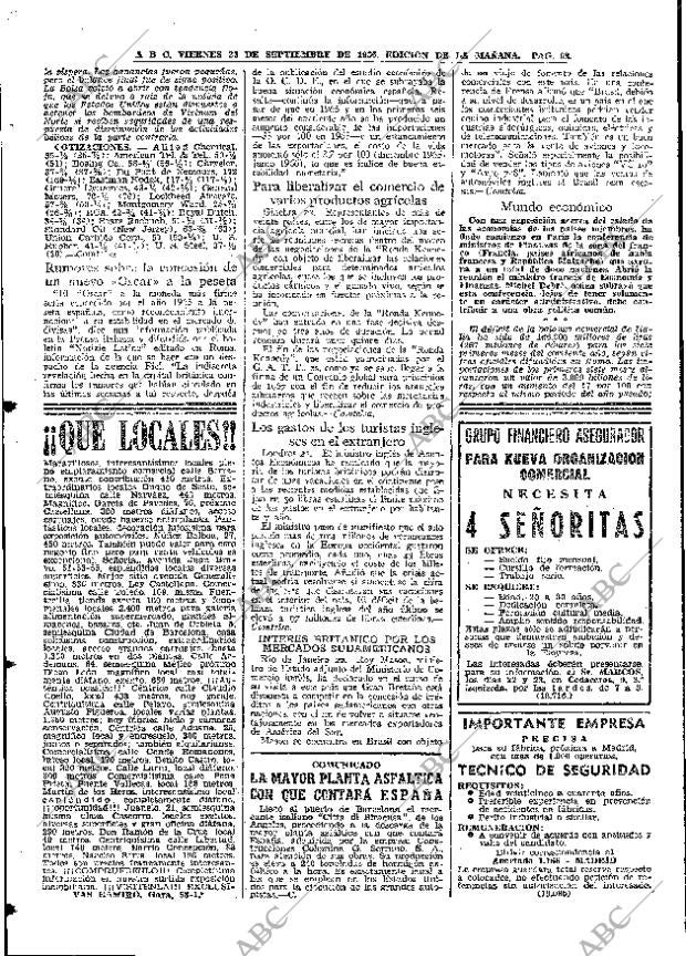 ABC MADRID 23-09-1966 página 68