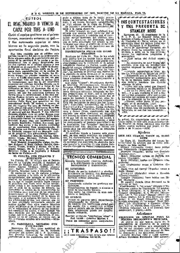 ABC MADRID 23-09-1966 página 73