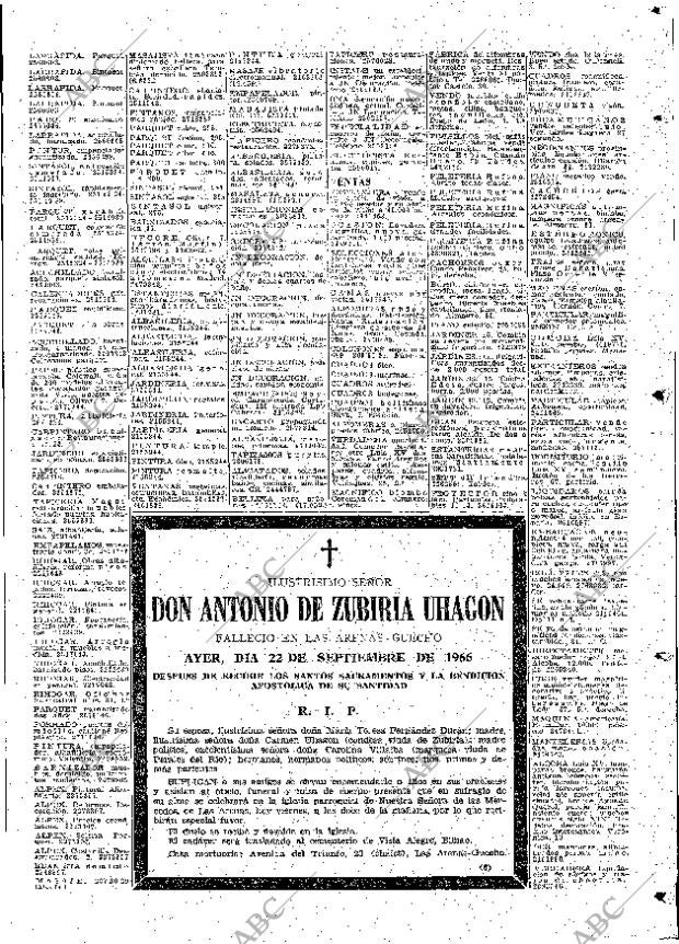 ABC MADRID 23-09-1966 página 91