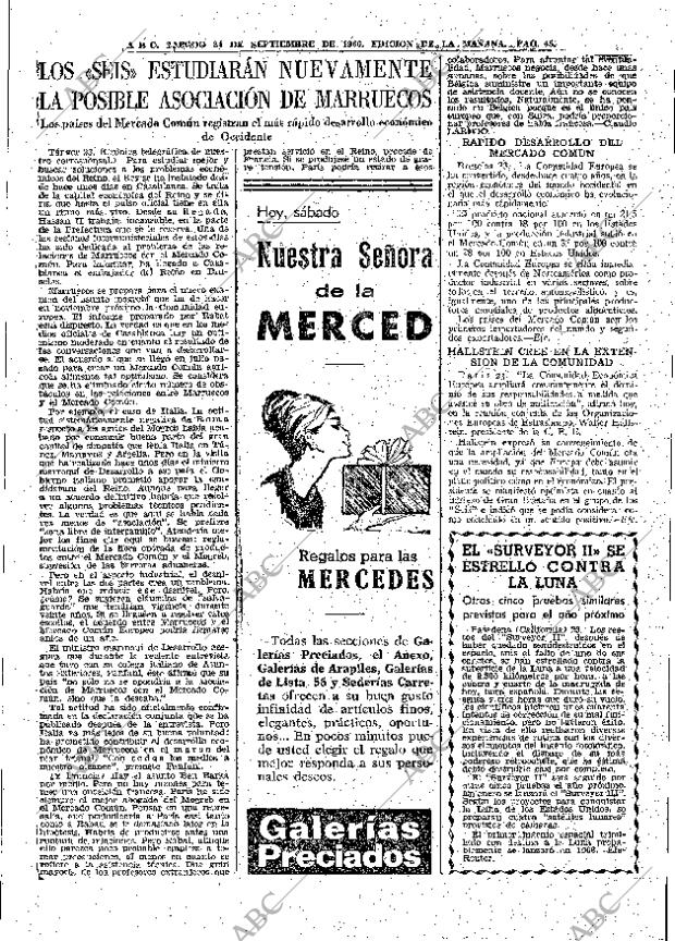 ABC MADRID 24-09-1966 página 45