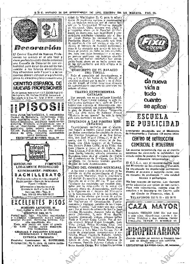 ABC MADRID 24-09-1966 página 62