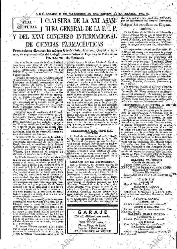 ABC MADRID 24-09-1966 página 71