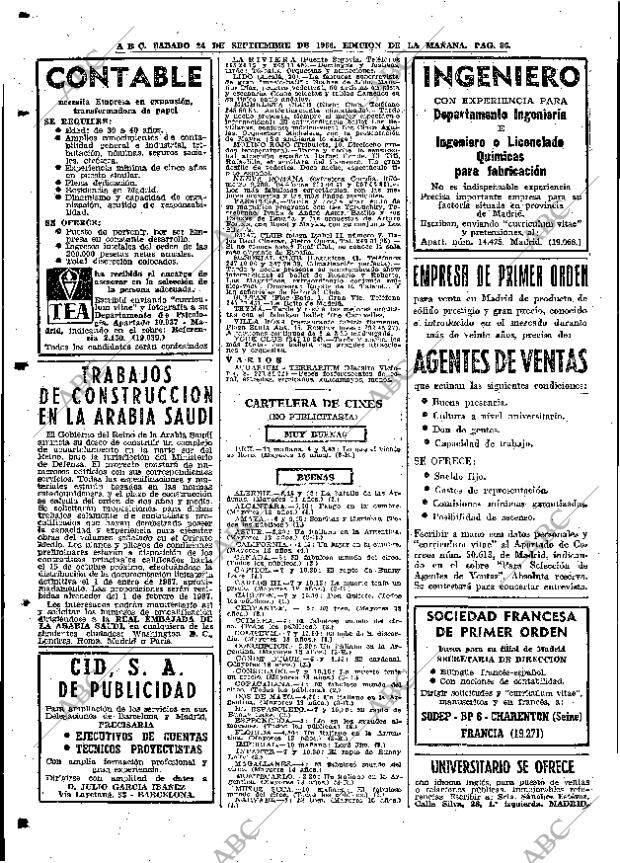 ABC MADRID 24-09-1966 página 86