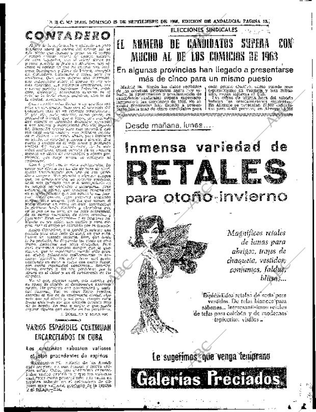 ABC SEVILLA 25-09-1966 página 53