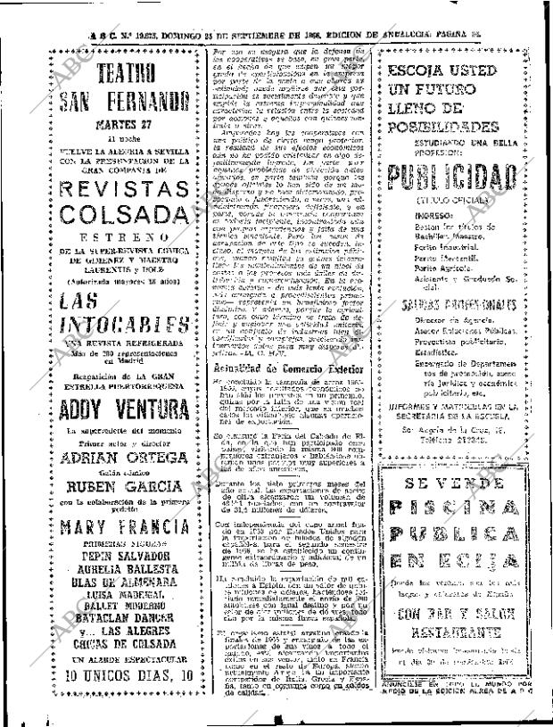 ABC SEVILLA 25-09-1966 página 64