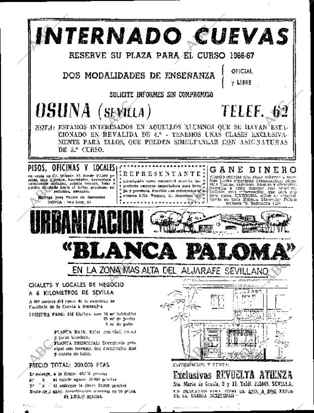 ABC SEVILLA 25-09-1966 página 90