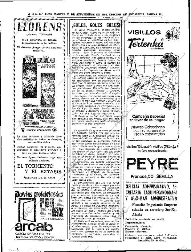 ABC SEVILLA 27-09-1966 página 68