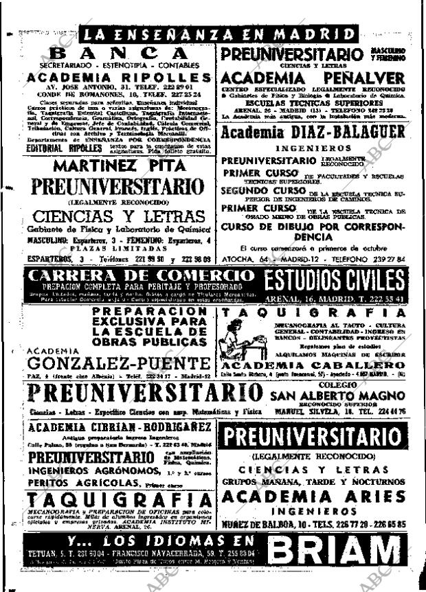 ABC MADRID 28-09-1966 página 16