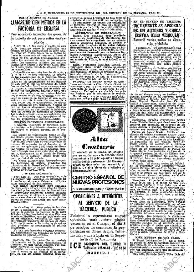 ABC MADRID 28-09-1966 página 67