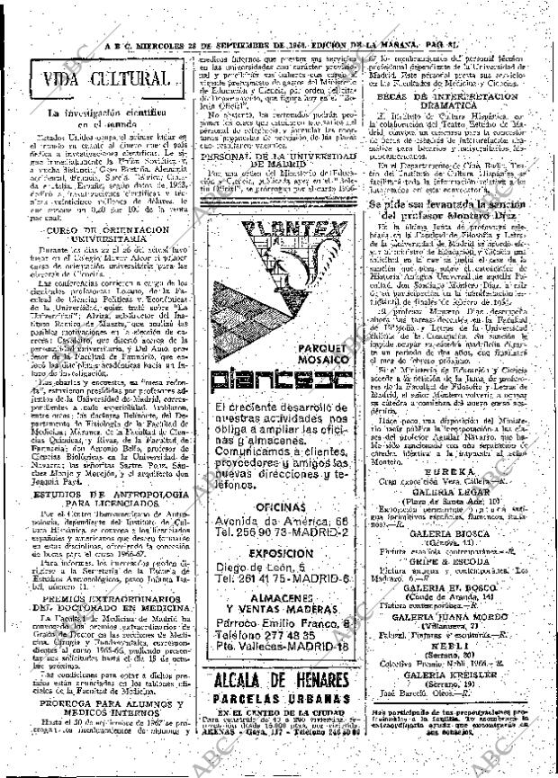ABC MADRID 28-09-1966 página 81