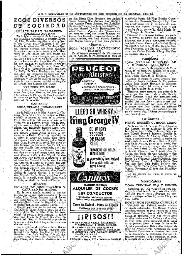 ABC MADRID 28-09-1966 página 83